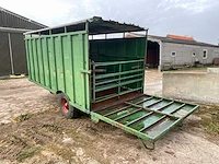 Veeaanhangwagen ongeremd hydraulische laadklep - afbeelding 13 van  19