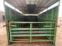 Veeaanhangwagen ongeremd hydraulische laadklep - afbeelding 3 van  19