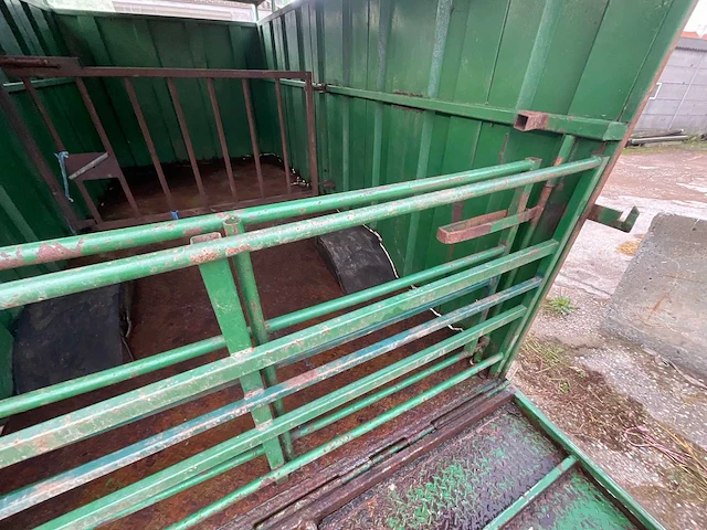 Veeaanhangwagen ongeremd hydraulische laadklep - afbeelding 5 van  19