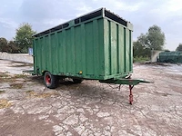 Veeaanhangwagen ongeremd hydraulische laadklep - afbeelding 17 van  19