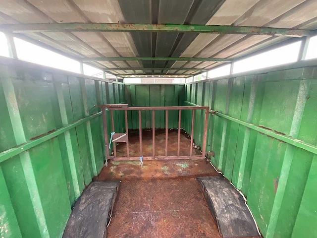 Veeaanhangwagen ongeremd hydraulische laadklep - afbeelding 7 van  19