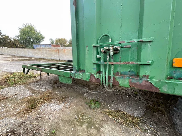 Veeaanhangwagen ongeremd hydraulische laadklep - afbeelding 8 van  19