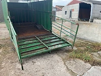 Veeaanhangwagen ongeremd hydraulische laadklep - afbeelding 9 van  19