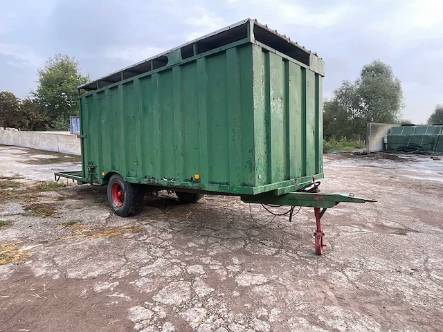 Veeaanhangwagen ongeremd hydraulische laadklep - afbeelding 17 van  19