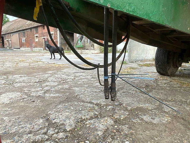 Veeaanhangwagen ongeremd hydraulische laadklep - afbeelding 19 van  19