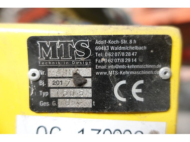 Veegmachine opzet heftruck - afbeelding 7 van  11