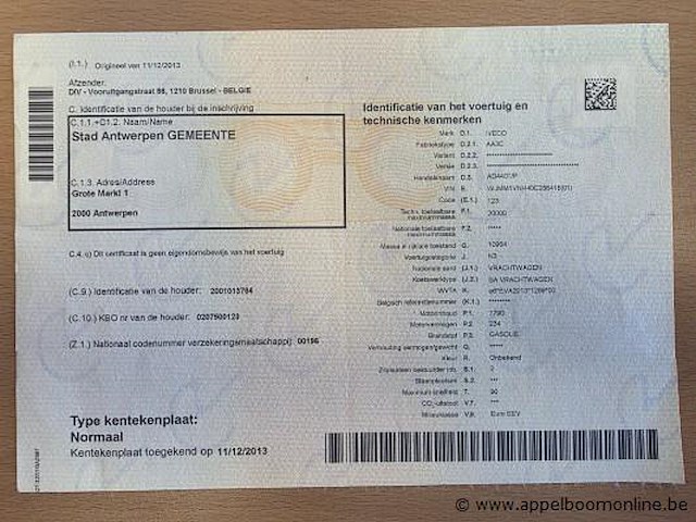 Veegwagen iveco ad440t/p, datum 1ste inschrijving 11/12/2013, km-stand laatste keuring 29/10/2026 96.673, euro eev - afbeelding 2 van  16