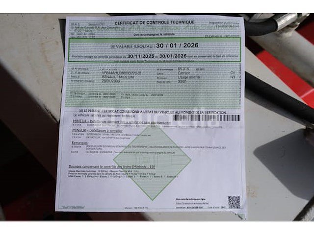 Veegwagen renault midlum 44ahl5 (2009-66,148 km) - afbeelding 33 van  43