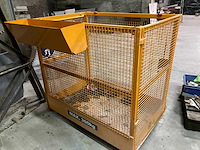 Veiligheidskooi - werkbak voor heftruck - afbeelding 1 van  7