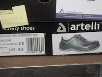 Veiligheidsschoenen, artelli, low shoe pro sorrento src, maat 43, en iso 20345:2011 s3 src, gebruikt - afbeelding 2 van  2