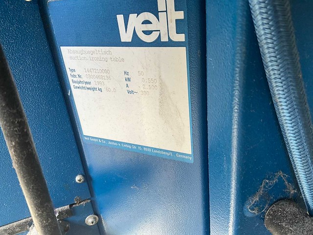 Veit 144.721.000.0 (afzuig)strijktafel (3x) - afbeelding 18 van  29