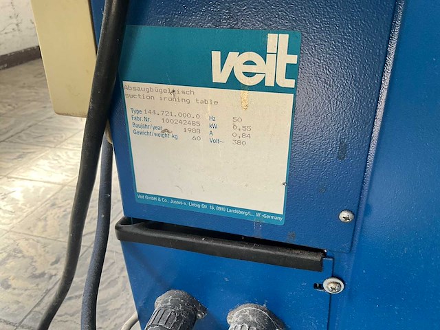 Veit 144.721.000.0 strijktafel - afbeelding 8 van  9