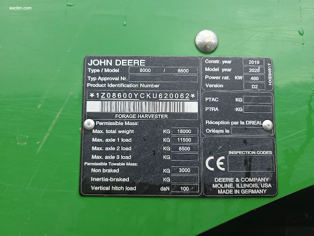 Veldhakselaar john deere 8600 - afbeelding 41 van  41