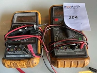 Velleman + mastech dvm 890 + m 92 emissie tester (2x)
