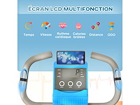 Vélo d'appartement pliable, vélo d'exercice, home traîner pour adultes - afbeelding 5 van  8