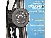 Vélo d'appartement pliable, vélo d'exercice, home traîner pour adultes - afbeelding 7 van  8