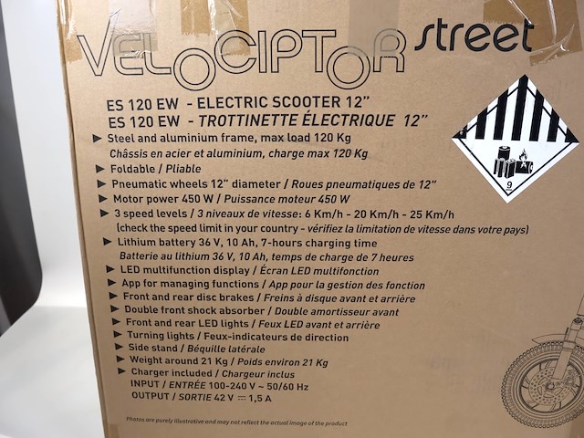 Velociraptor street step onderdelen - afbeelding 2 van  8