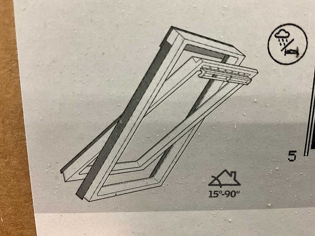 Velux ggu pk10 0070 raam (5x) - afbeelding 1 van  3