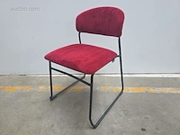 Velvet barstoelen flexfurn teddy (6x)