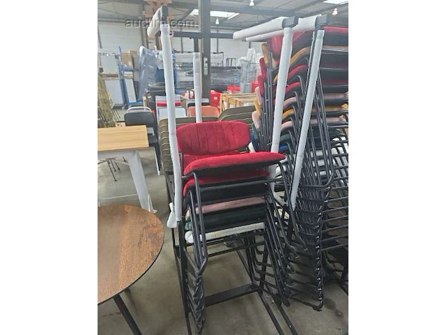 Velvet barstoelen flexfurn teddy (6x) - afbeelding 5 van  5