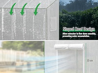 Velway tomatenkas met folie, stabiel, 208 x 81 x 170/141 cm - afbeelding 6 van  6