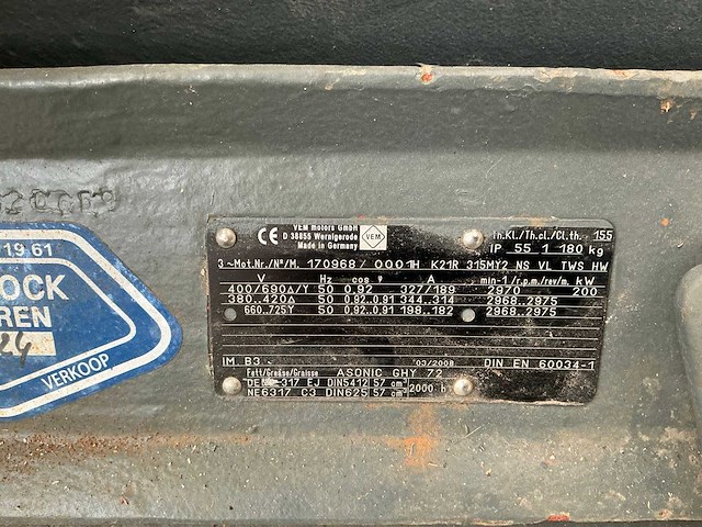 Vem 170968 elektromotor - afbeelding 3 van  4