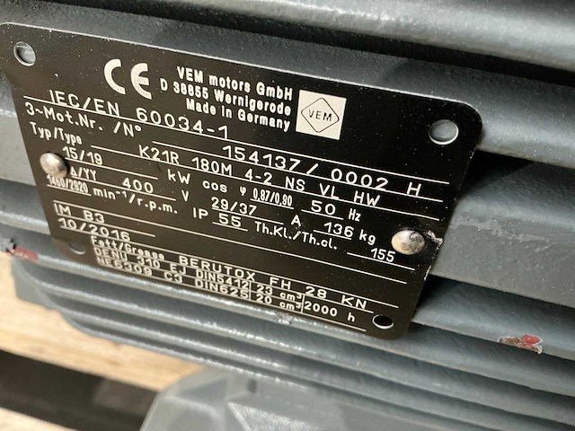 Vem elektromotor (2x) - afbeelding 5 van  10