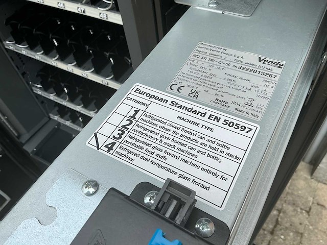 Vendo sve smx-h2-od verkoopautomaat - snack / drankautomaten - afbeelding 8 van  11