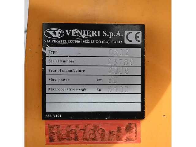 Venieri - 2006 - vf463f - shovel - afbeelding 5 van  32