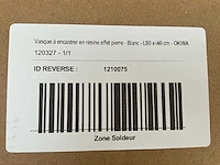 Vente-unique okiwa wastafel/lavabo - afbeelding 6 van  6