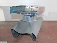 Ventilair metalen dakkap rood 150mm - afbeelding 4 van  5