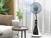 Ventilateur avec brumisateur 2 en 1, 3 vitesses, minuterie, réservoir 3 l - afbeelding 1 van  7
