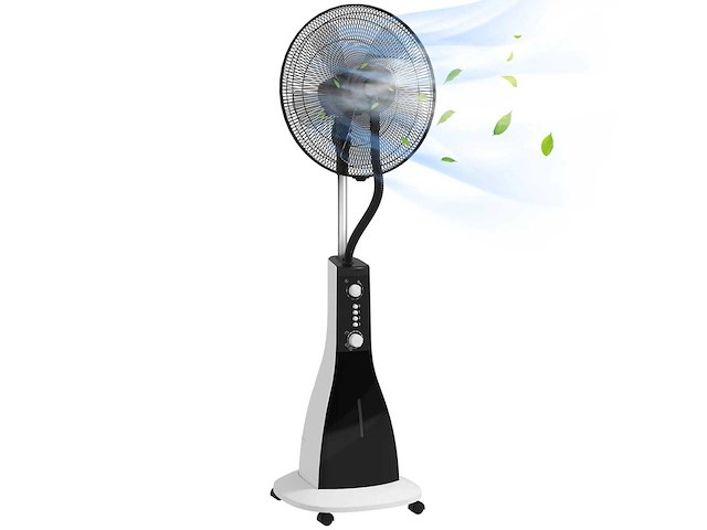 Ventilateur avec brumisateur 2 en 1, 3 vitesses, minuterie, réservoir 3 l - afbeelding 7 van  7
