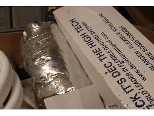 Ventilatiekanaal (flexibele aluminium buis) - afbeelding 2 van  2