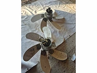 Ventilator met verlichting (2x) - afbeelding 1 van  2
