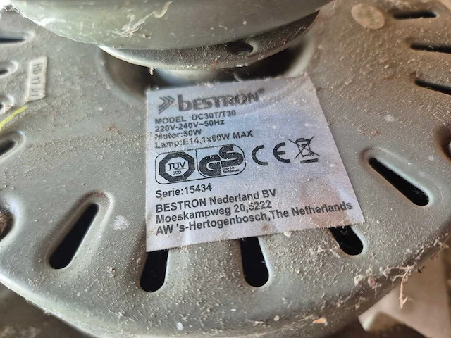 Ventilator met verlichting (2x) - afbeelding 2 van  2