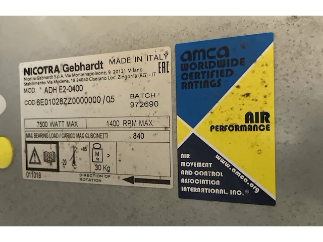 Ventilator nicotra - afbeelding 4 van  6