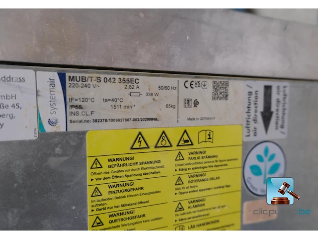 Ventilator voor geïsoleerde luchtkanalen - afbeelding 5 van  9