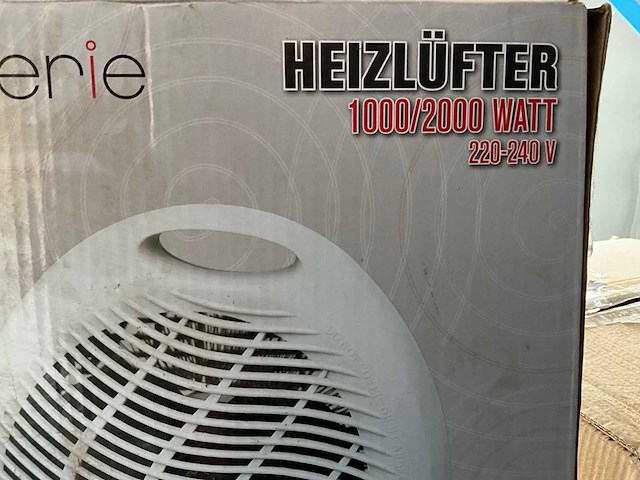 Ventilatorkachel electrisch - afbeelding 2 van  2