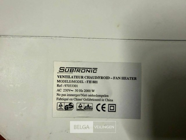 Ventilatorkachel - afbeelding 2 van  2