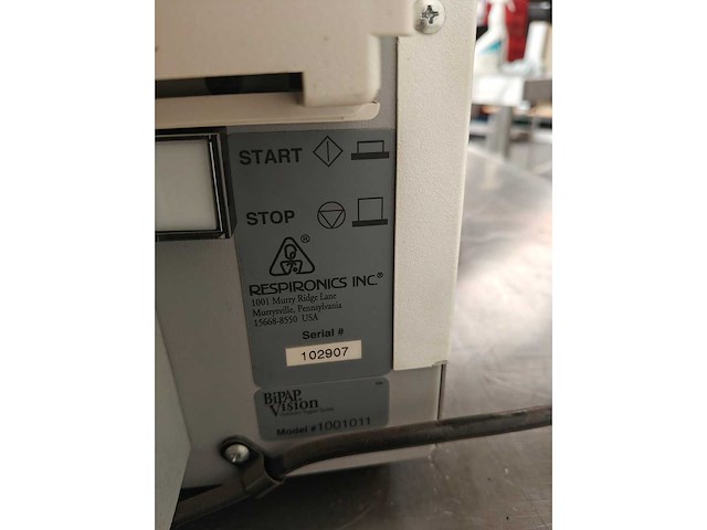 Ventilatory support system - respironics - bipap vision - afbeelding 7 van  7