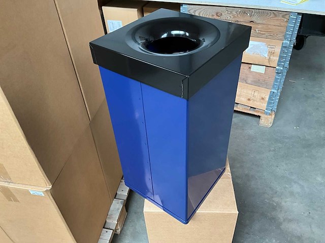 Vepa bins carro flame vlamdovende papierbak metaal 55 liter (2x) - afbeelding 5 van  7