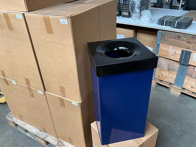 Vepa bins carro flame vlamdovende papierbak metaal 55 liter (2x) - afbeelding 7 van  7