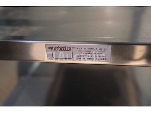 Verbeelen roestvrijstalen bedieningstrolley - afbeelding 1 van  5