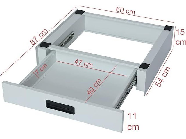 Verbindingsset voor wasmachine en wasdroger - afbeelding 3 van  3