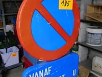 Verbodsbord met voet - afbeelding 2 van  3