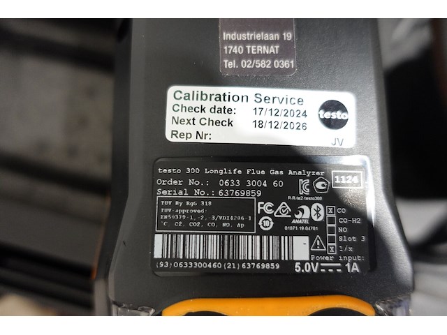 Verbrandingsanalysator kit testo - afbeelding 3 van  4