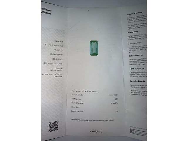 Verdeliet toermalijn - afbeelding 5 van  8