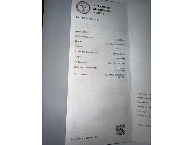 Verdeliet toermalijn - afbeelding 8 van  8