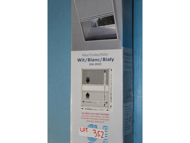 Verduisteringshor wit - afbeelding 1 van  1